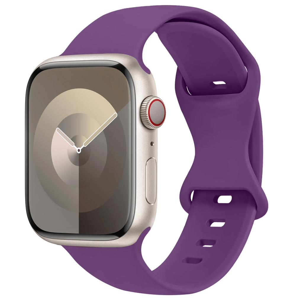 Silikonarmband für Apple Watch Band 45mm 44mm 41mm 40mm 42mm 46mm ultra 49mm Sportarmband correa series 11 7 8 9 10 4 3 5 6 se