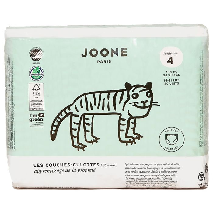 Joone Bodys Größe 4 (7-14kg) 30 Einheiten - Farbe : Brigitte Rose