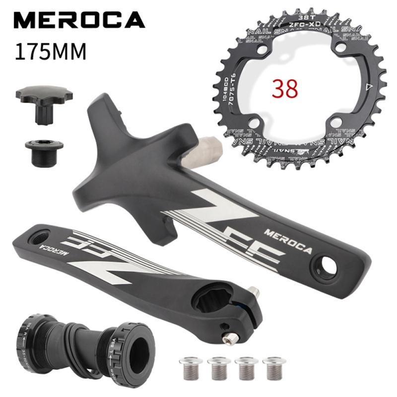Bicycle  Crankset Mountain Bike Hollow Integrated Crank Chainring Cycling Sprocket
