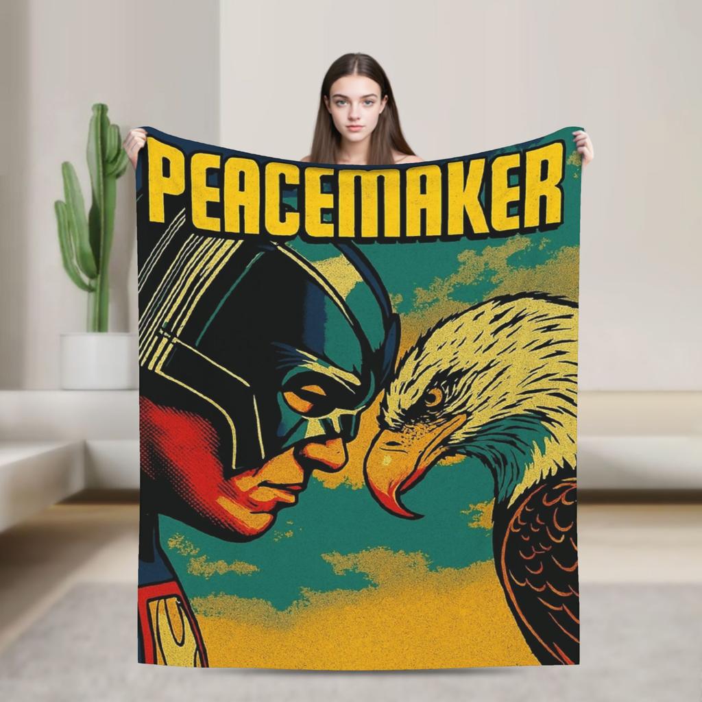 Taikdarys Plakatas Antklodė Flanelė Ruduo/Žiema Daugiafunkcinė Minkšta Antklodė Sofai Biurui Lovai Mėtymo Antklodės