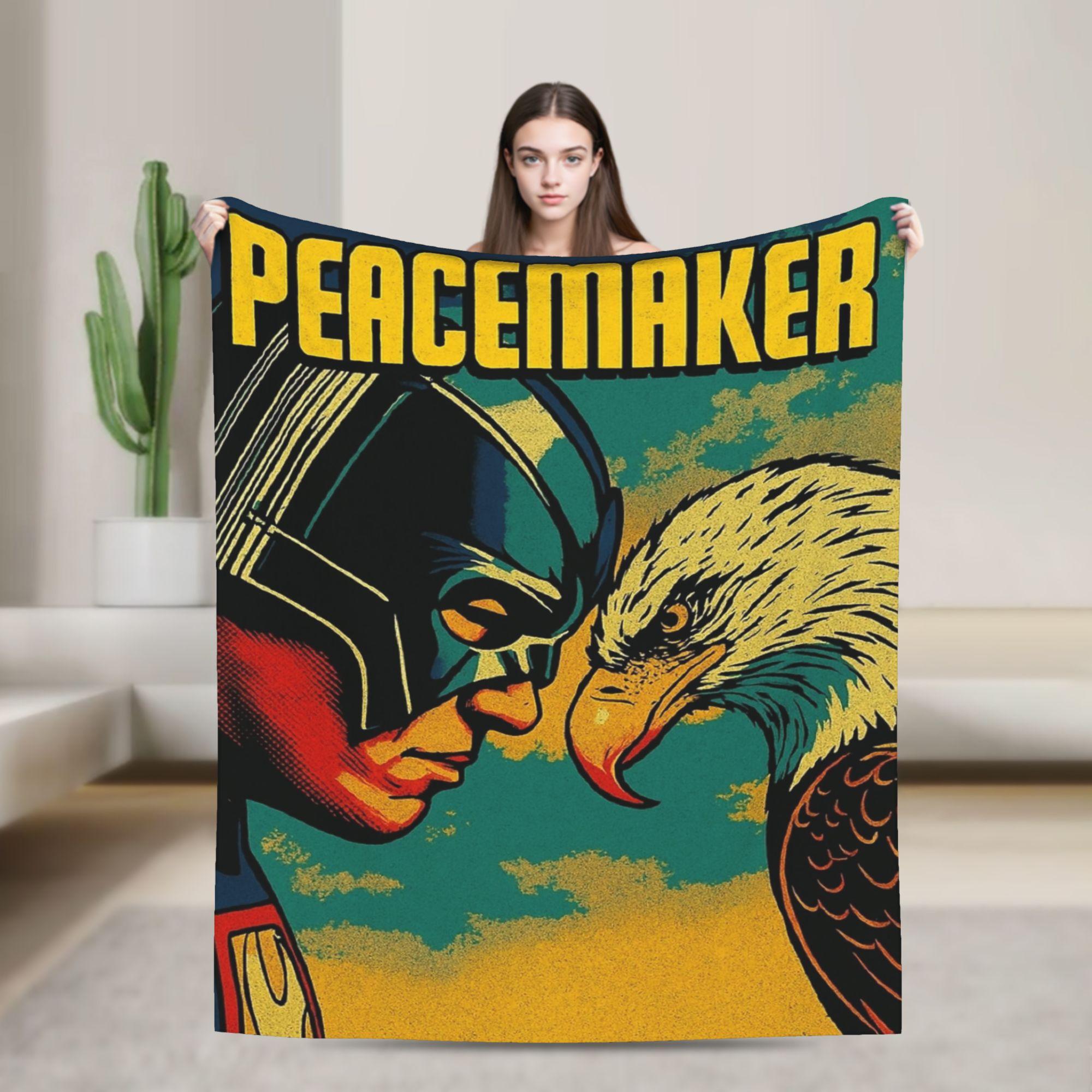 

Peacemaker Poster Blanket Flannel Autumn/Winter Multi-function Soft Throw Blanket for Sofa Office Bedding Throws 75cmx90cm