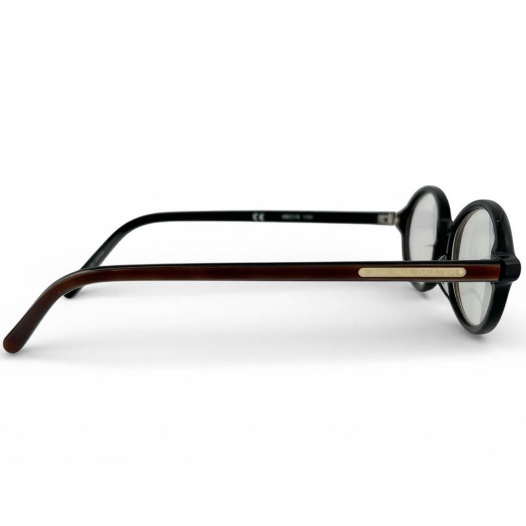 Great JEAN-PAUL GAULTIER Glasses Brown mens 55-7003 Used