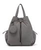 Borsa a Shopper e Zaino String Lemine (Grigio)