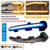 For Volkswagen Passat B8 2015-2020 For VW Arteon 2016-2017 Side Mirror Flashing Light LED Side Wing Dynamic Turn Signal Blinker