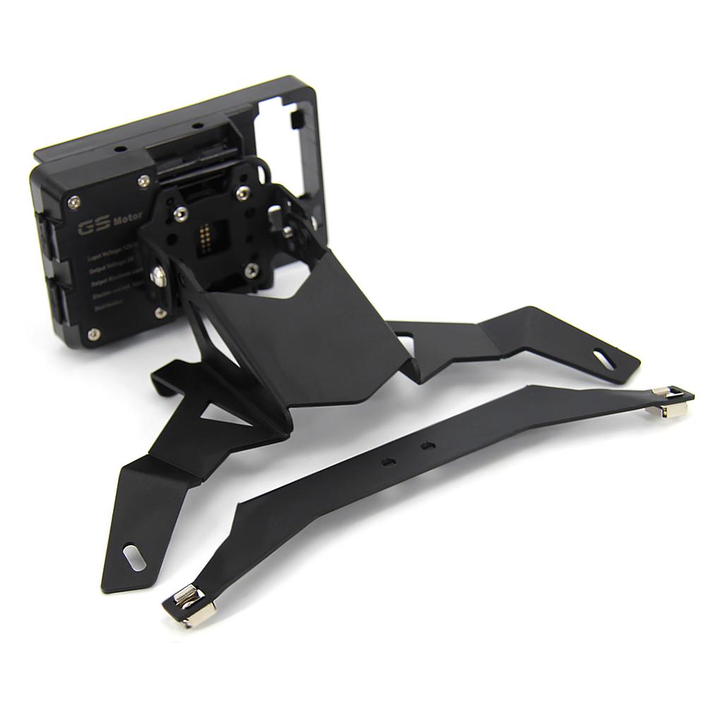 Motorcycle Accessories Navigation Bracket GPS Phone holder plate Mounting kit USB Charging For BMW R 1200 RT 2010 2011 2012 2013