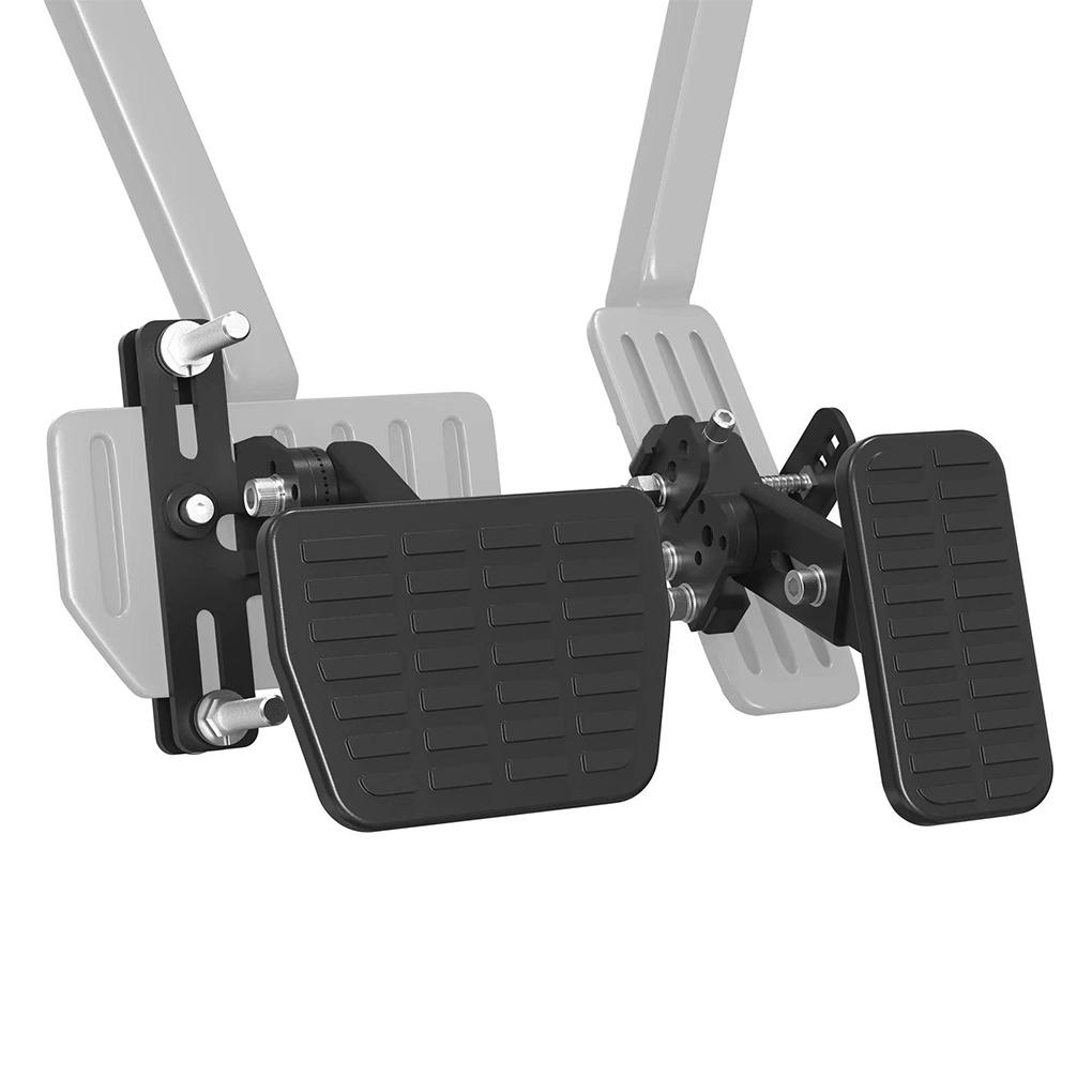 Extend And Adjust And Brake Pedals For Comfortable Driving For Short Drivers People Driving Cars