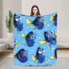 Coperte Calde e Morbide di Finding Nemo Biancheria da Letto Peluche per Bambini Coperte Morbide Copriletto in Flanella per Camera da Letto Copriletto per Divano Letto