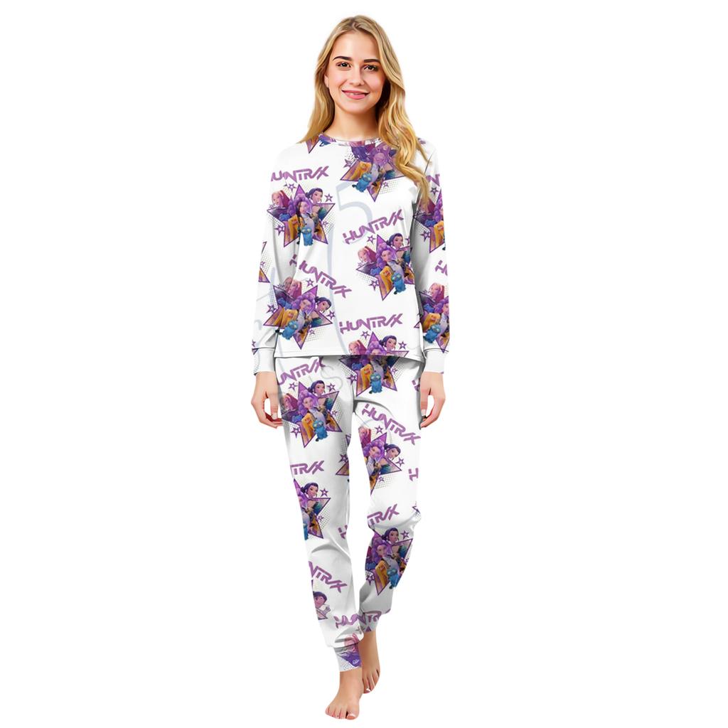 Prints Family Matching Long Sleeve Tops+Pants Set Family Matching Sets