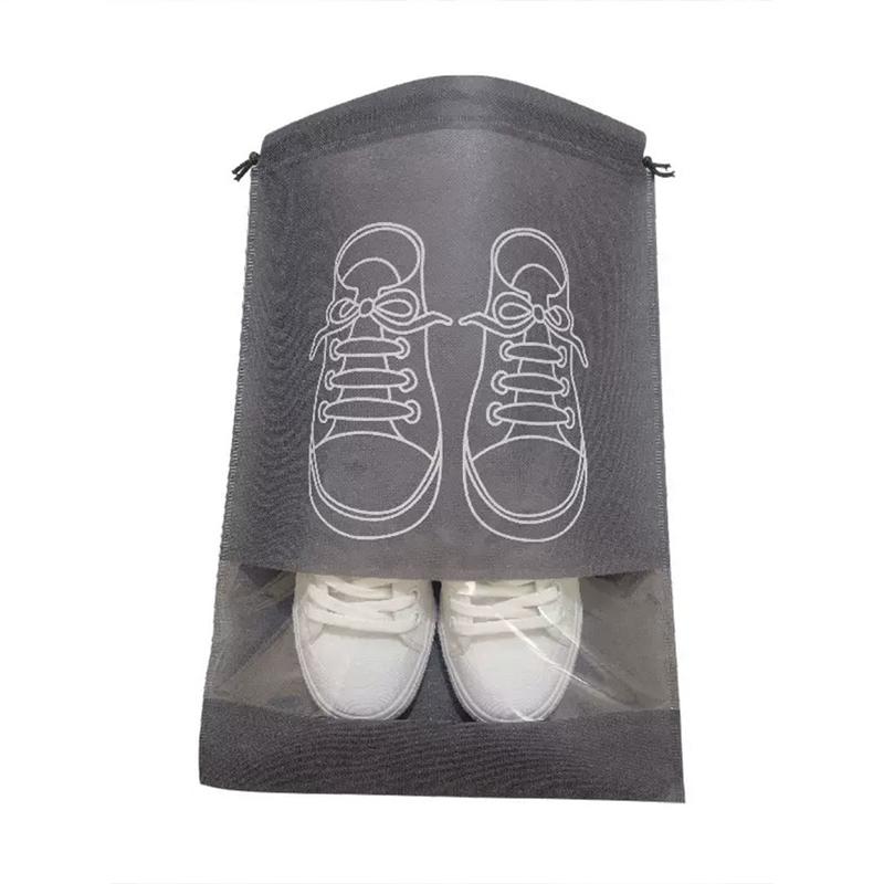 

Large Thick Non Woven Dust Proof Shoe Bag Portable Travel Organizer Shoe Bag Drawstring Pocket Shoe Storage Bag