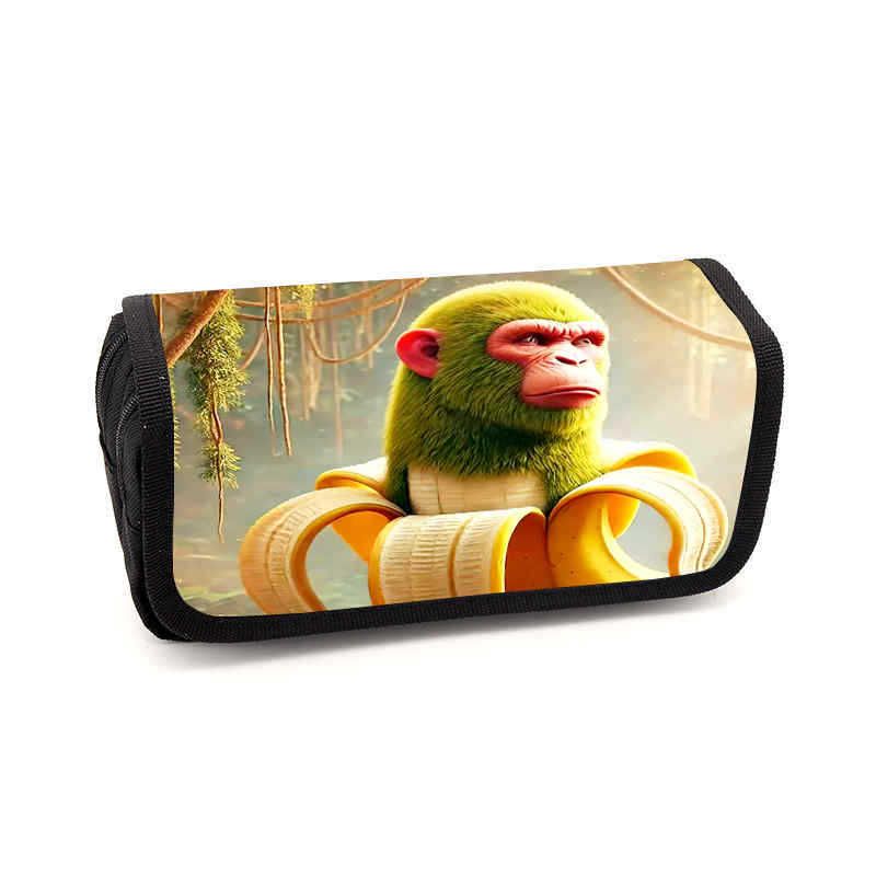 Brain Rot Pencil Case Animation Peripheral Storage Bag Stationery Pencil Case