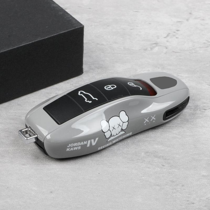 For Porsche Violent Bear Keycase Chain MACAN718 Cayenne PANAMERA911 Keycase Set