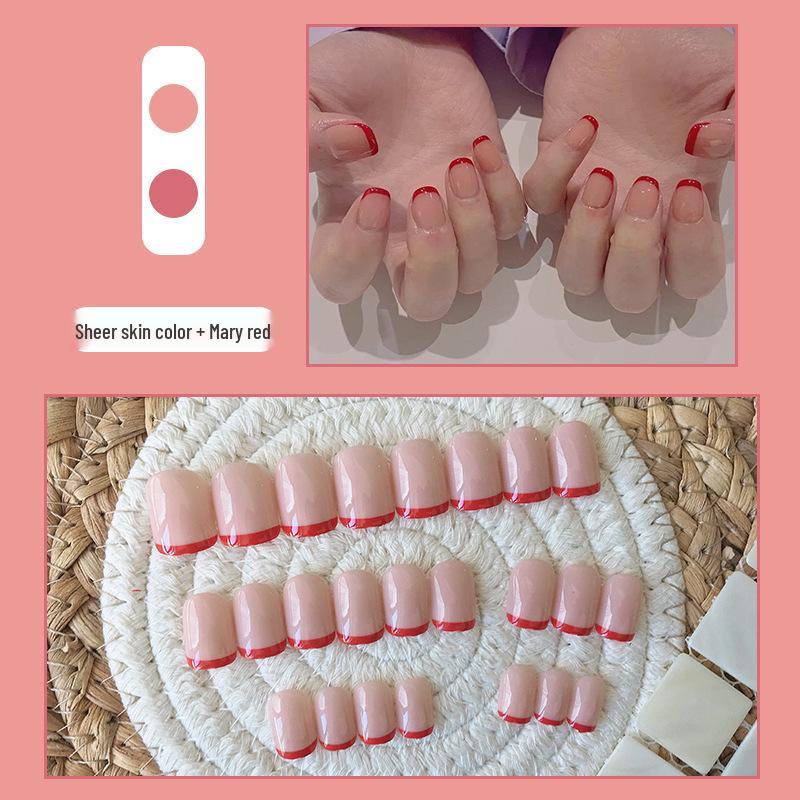 Press-On Removable Fake Nails - Fashionable Manicure Nail Tips