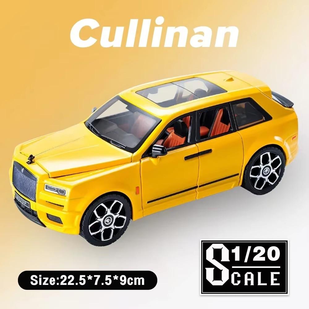 1:20 Rolls Royce Cullinan Alloy Diecast Motor Home Model Toys Car Doors Opened Sound Light Pull Back Vehices Kid's Birthday Gift