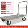 Heavy-Duty 304 Stainless Steel Silent Folding Hand Truck