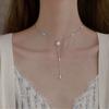 New 925 Sterling Silver Star Necklace Simple Personality Charm Long Choker Birthday Gift Women's Fine Jewelry