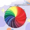 Double Row Jingles Hand Drum Dazzling Colour Colorful Musical Instrument Double Layer Percussion Birthday Gifts