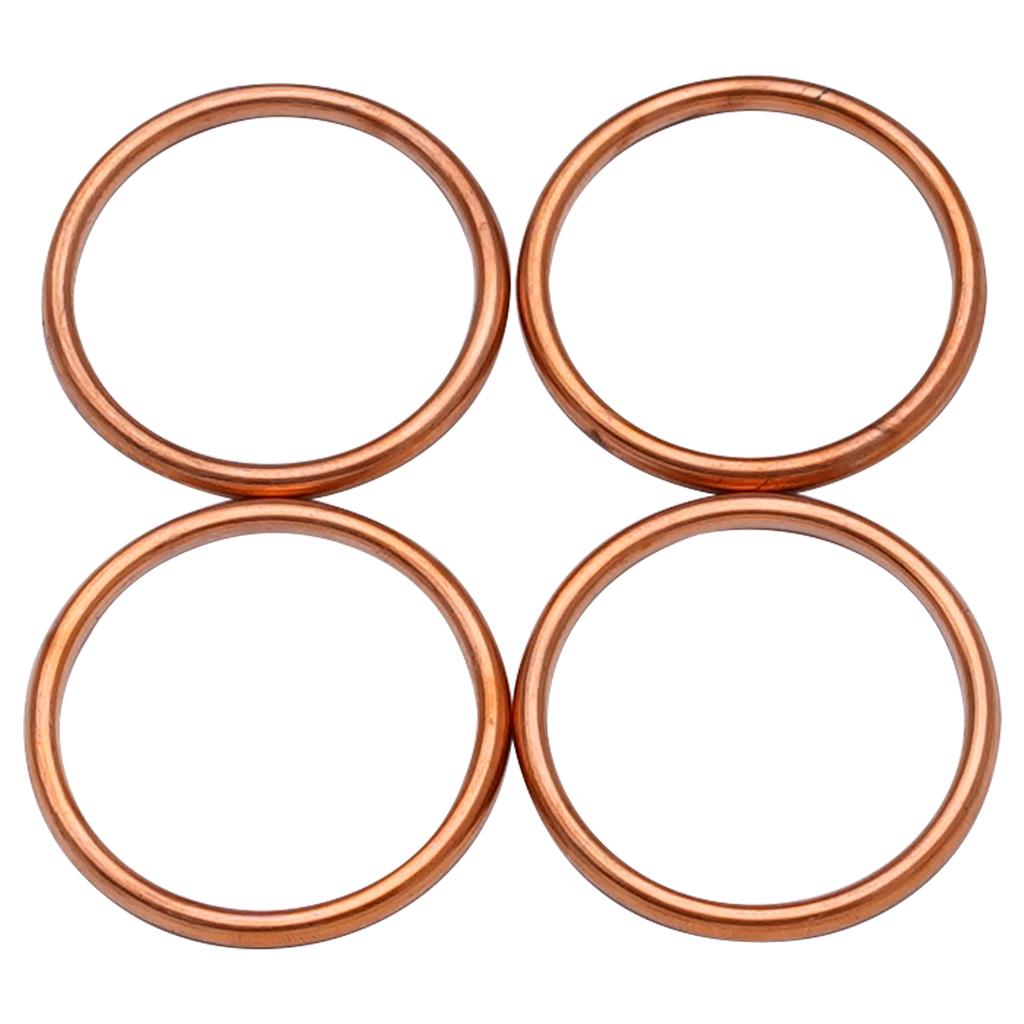 44.4X52.3X4mm 4PCS Exhaust Pipe Gasket For Honda VTR1000 Super Hawk 1998-2005 VT700C 1984-1985 CRF1000 2016 2018-2019