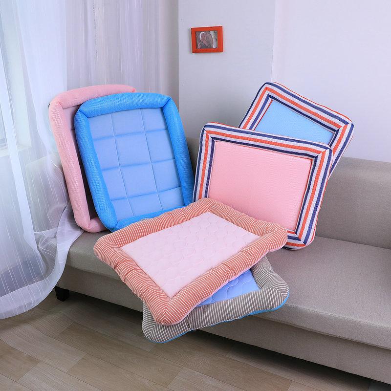 Pies Lato Lodowy Jedwab Mata dla Zwierząt Kocik Mały Średni Pies Żwirek dla Zwierząt Mata dla Psa Zimne Gniazdo Mata Podkładka Chłodząca