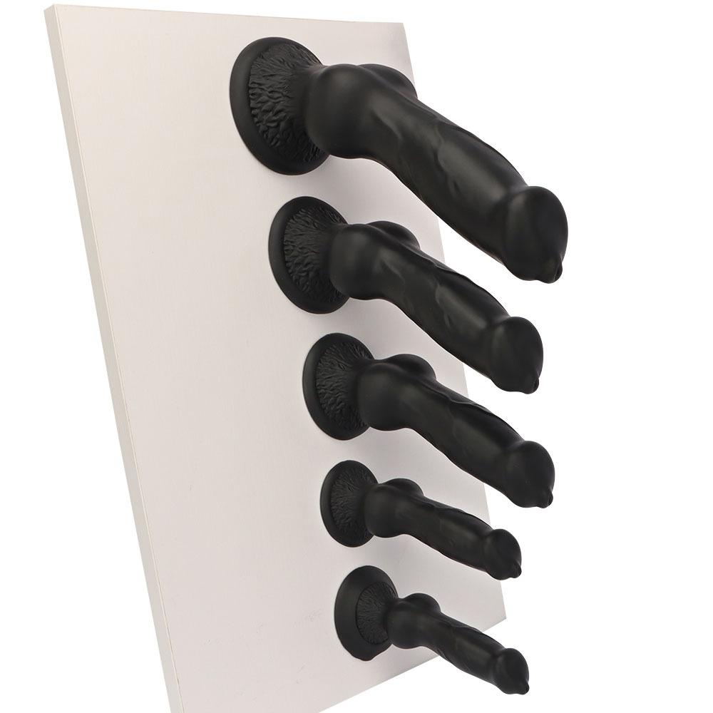 Animal Realistic Wolf Dog Cock Silicone Dildo Vaginal G-spot Suction Cup Anal Plug Giant Anal Plug Toy Female Sex Toy Male Anal Plug