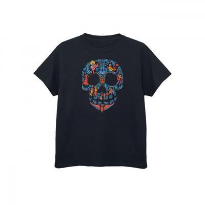 T-Shirt aus Baumwolle mit Totenkopf-Motiv für Mädchen