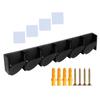 Fishing Rod Holder Organizers Wall Mounted Fishing Rod Rack Store 6 Rods Fishing Rods Holder Garage No Drill Rod Rack