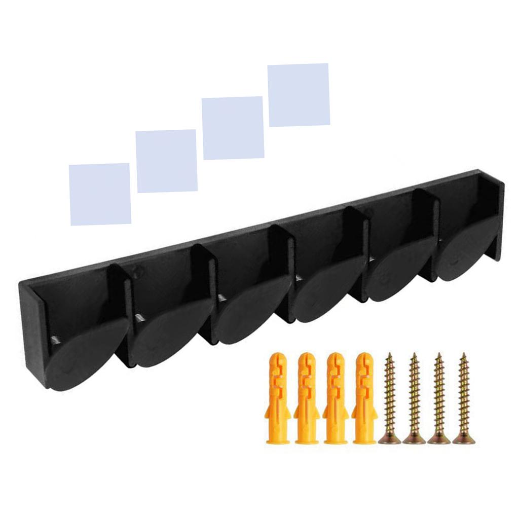 Fishing Rod Holder Organizers Wall Mounted Fishing Rod Rack Store 6 Rods Fishing Rods Holder Garage No Drill Rod Rack