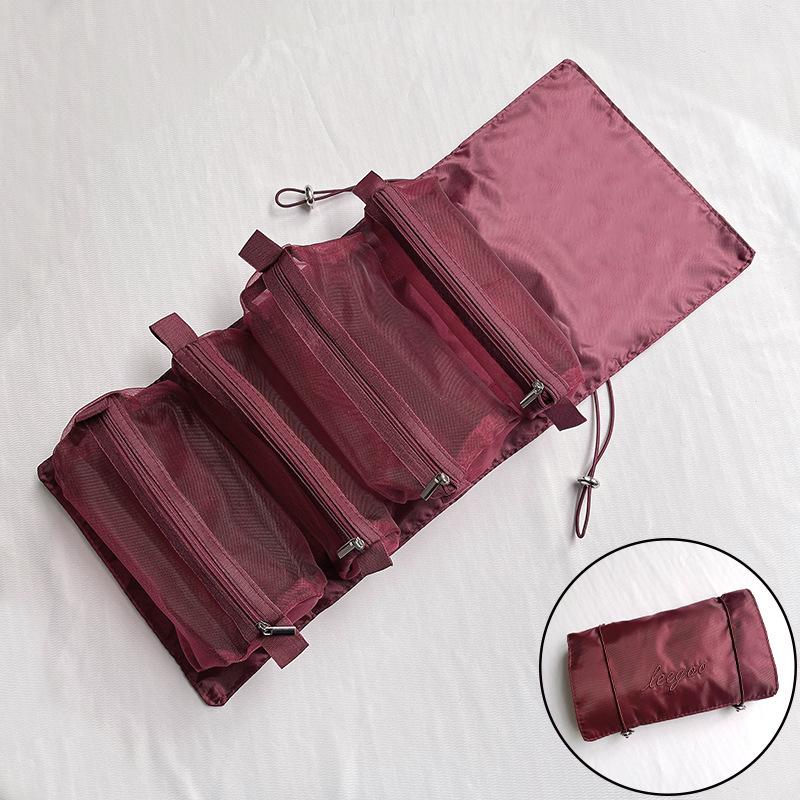 4-i-1 Resesminkväska för Kvinnor - Avtagbar Förvaring för Toalettartiklar och Kosmetika, Snygg Design