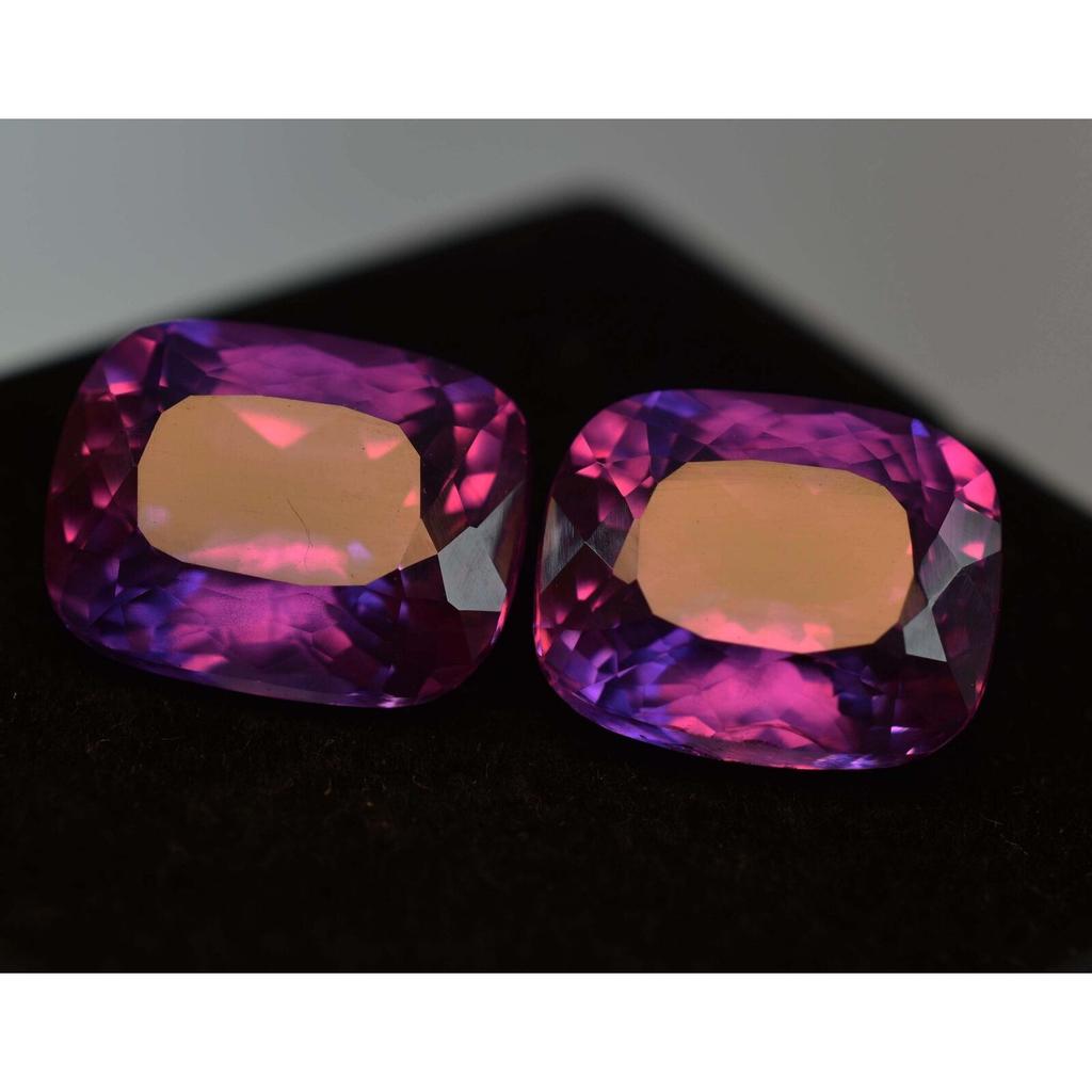 Natural Purple Tanzanite Loose Gemstone 16 Ct Cushion Cut for Jewelry Making and Gem Collections