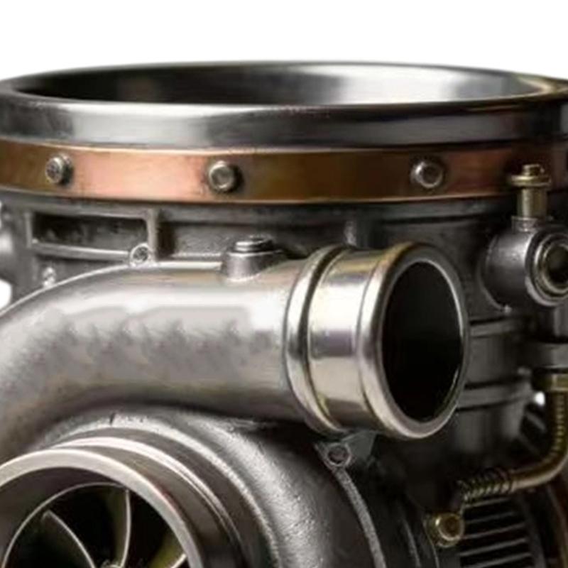 Tazza in Resina con Design Turbocharger per Appassionati di Auto Impugnatura Confortevole Tazza da Caffè con Manico per Casa o Ufficio