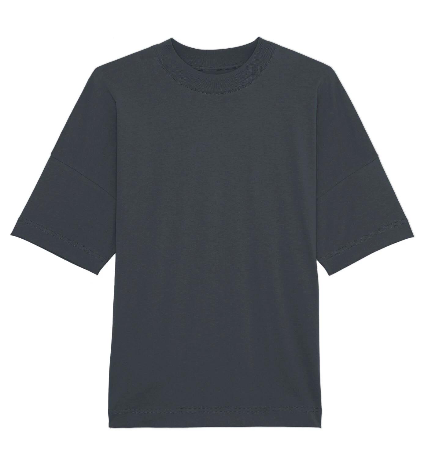 

Mens Organic Cotton T-Shirt Oversized Crew Neck T-Shirt High Edge Fashion L
