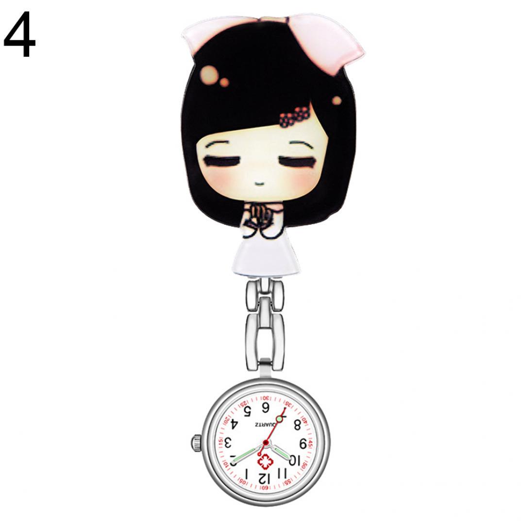 

Карманные часы для детей с изображением медсестры чёрный