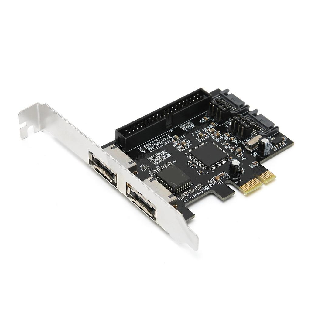 Adapter Card PCIe To SATA ESATA IDE PCB Network Converter Computer Hardware with Driver CD