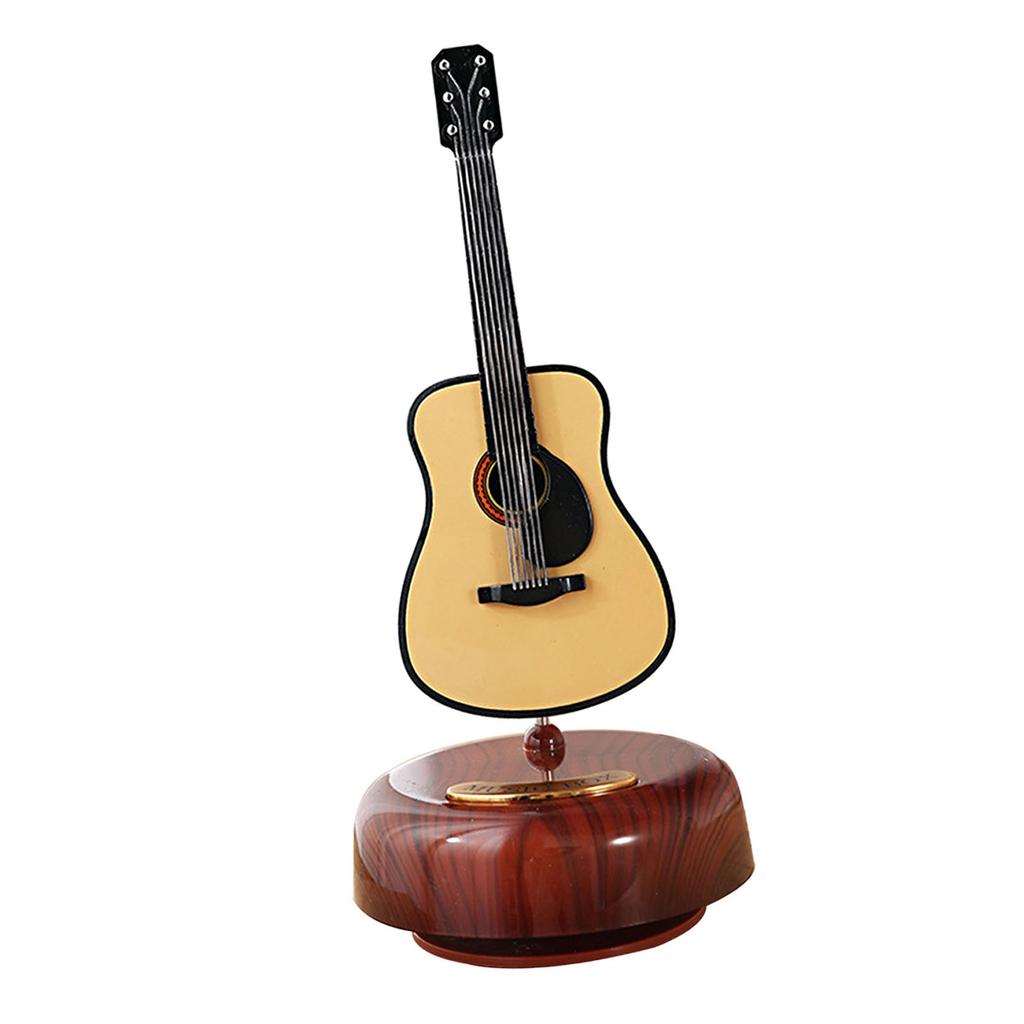 Violin Music Box Classical Wind Up Musicbox Twirling Music Box Rotating Base Stringed Musical Instrument Miniature