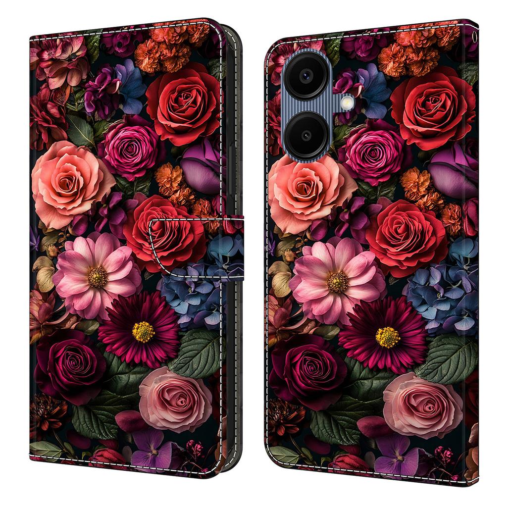 For Samsung Galaxy A07 4G Wallet Case Pattern Printing PU Leather Flip Stand Phone Cover