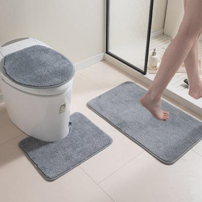 Halkfri golvmatta för badrum med absorberande dörrmatta - 3 delar