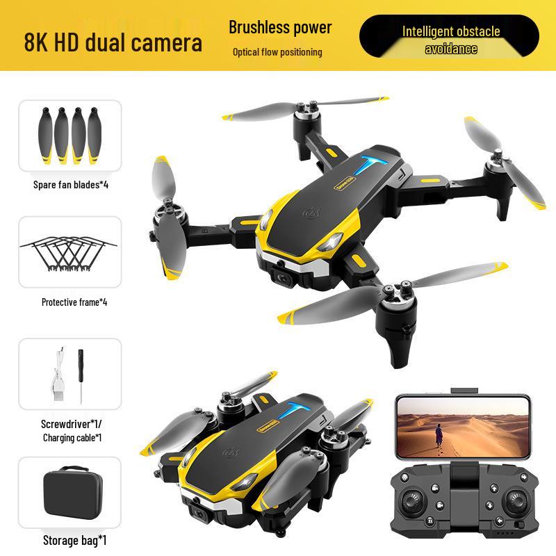 New HD Aerial Photography Drone: Smart Obstacle Avoidance, Brushless, Single/Dual Camera, Long Battery Life, Portable Remote Control