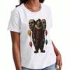 T-shirt en Coton Unisexe Visage de Clown Effrayant, Impression Qualité Coton Premium, Durable, Mode Décontractée, T-shirt Graphique Clown Nez Rouge, Design Artistique Unique