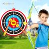 Kids Archery Set With Led Light Up Bow & Arrow Target & Shield Hunting Shooting Toy For Boys Girls Summer Outdoor Sports Game 6+