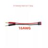 Durable XT30 XT60 XT90 T Plug Charge Lead to 4.0mm Banana Plugs 15cm Charge Cable 14AWG Rubber Adapter Cables for Lipo Battery