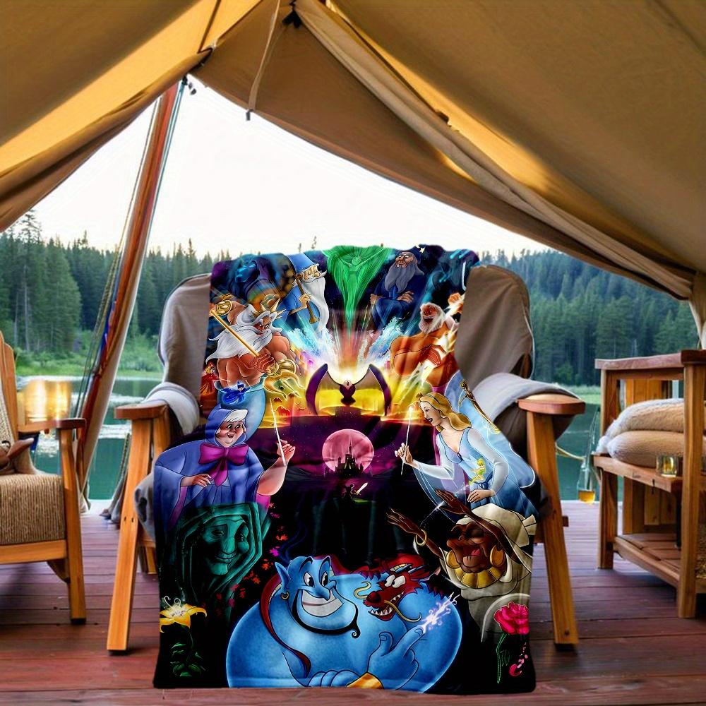 1pc, Disney Villains Evil Queen Blanket Soft Throw for Home Decor, Living Room, Travel, Camping, Car Blankets