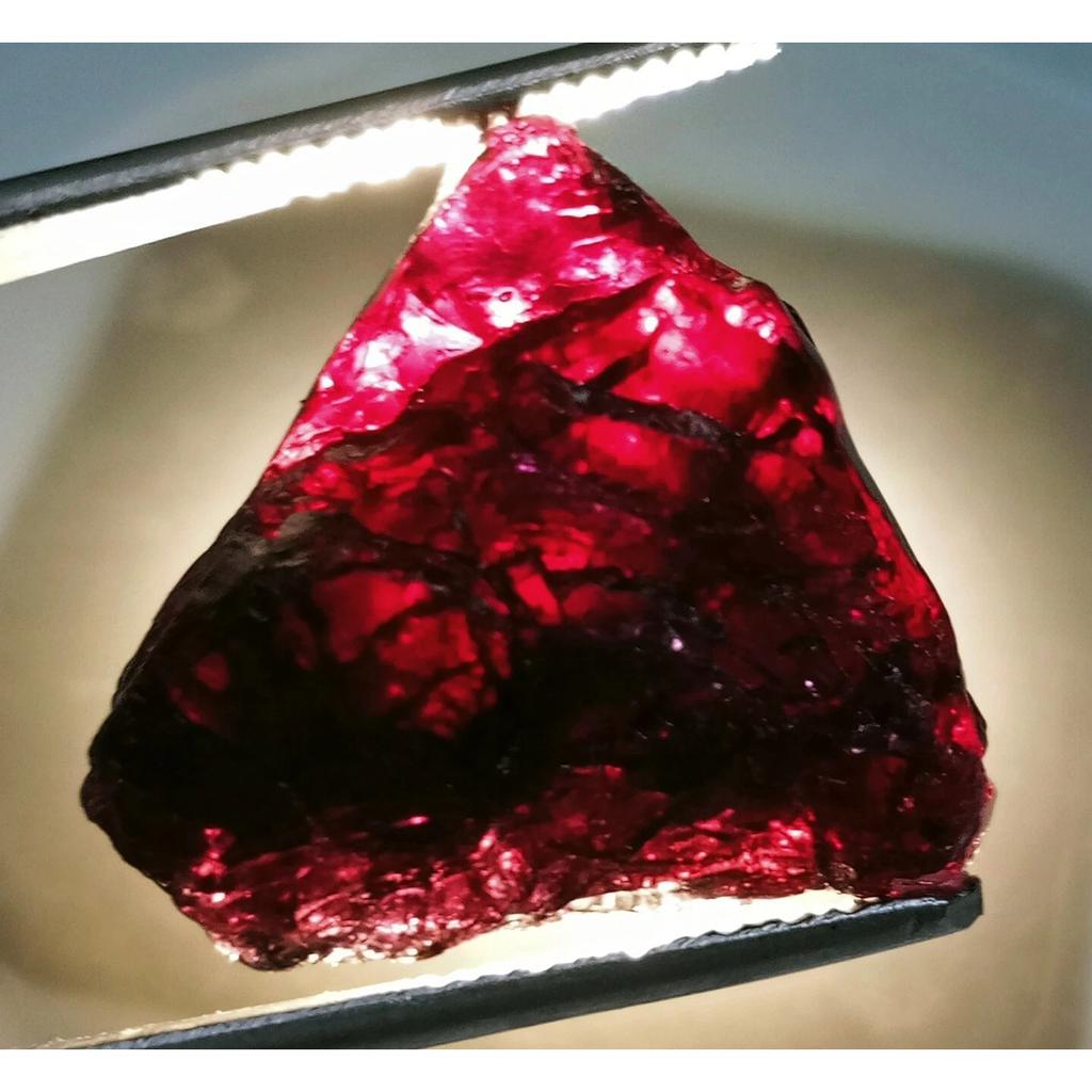 Certified Natural Red Painite Facet Rough 50-51 Ct Extremely Rare Gemstone