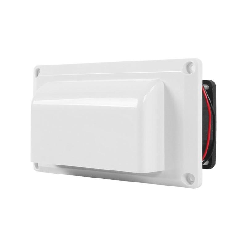 Trailer Boat Side Ventilation Fan 12V High Speed Airflows System With Anti UV ABS Material For Marine Bathroom Warehouse