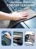 5Pcs Magic Microfiber Cleaning Cloths, Streak-Free for Glass/Mirror, Thick Absorbent, Fits Windows/Kitchen/Car/Home, Lint-Free,