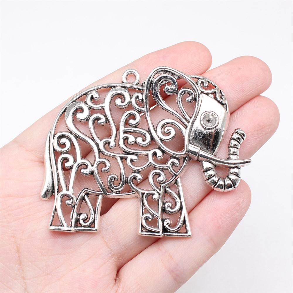 Charms Elephant God Pendants Kids' Jewelry Materials QC049
