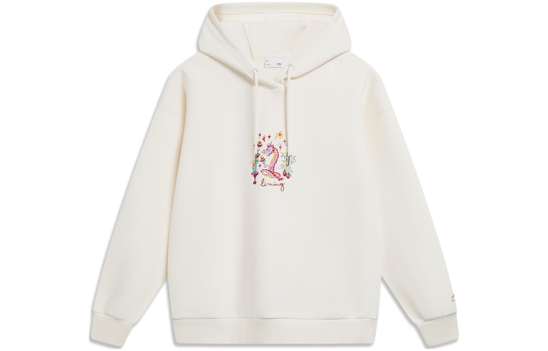 Li Ning Rijin Doujin Collection Sweatshirt Women s Ecru AWDU032-5 M