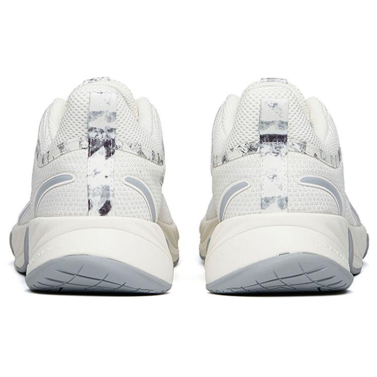 Anta Легкие амортизирующие низкие кроссовки для бега мужские кроссовки серебристо-серые — фото 4