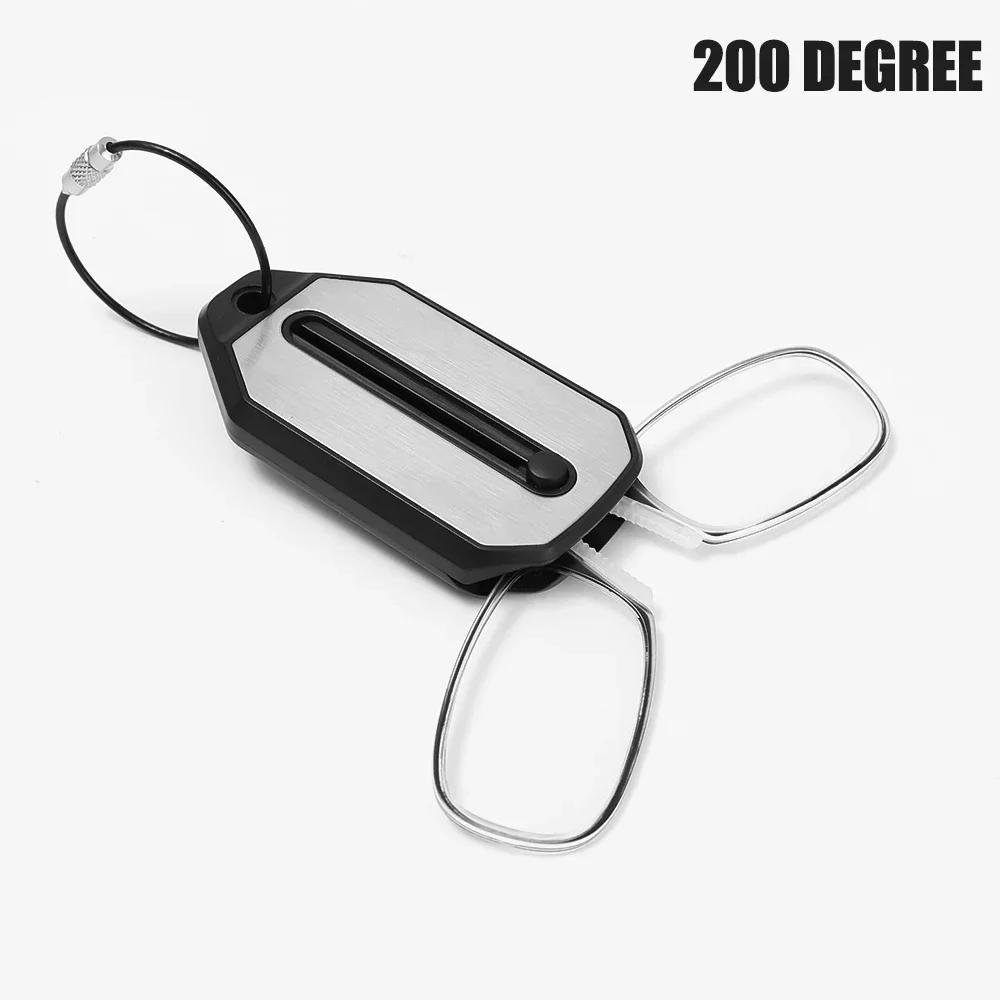 

New Folding Legless Nose Clip Reading Glasses Men Women Mini Portable Hyperopia Eyeglasses Smart Keychain Ultra-light HD Lenses