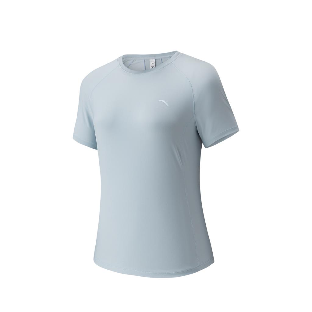 Anta Sports Short Sleeve Knitted T-Shirt Summer 2026 Women tops Dream-Shadow-Blue 962627111-1