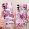Voor Samsung Galaxy S21 FE 5G Hoesje SM-G990B Schattige Cartoon Zachte Dunne Siliconen Achterkant Cover Voor Samsung S21 Plus Ultra S21+ Telefoonhoesjes