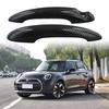2pcs Car Black Carbon Fiber Door Handle Cover FOR MINI Cooper S JCW R50 R53 R55 Door Handle Cover Decoration Car Styling